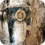 Minojska Agia Triada (Αγία Τριάδα)<br/> i bizantyjski kościółek Agios Georgios (Άγιος Γεώργιος) 