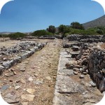 Roussolakos - ruins of the Minoan city next to Palekastro