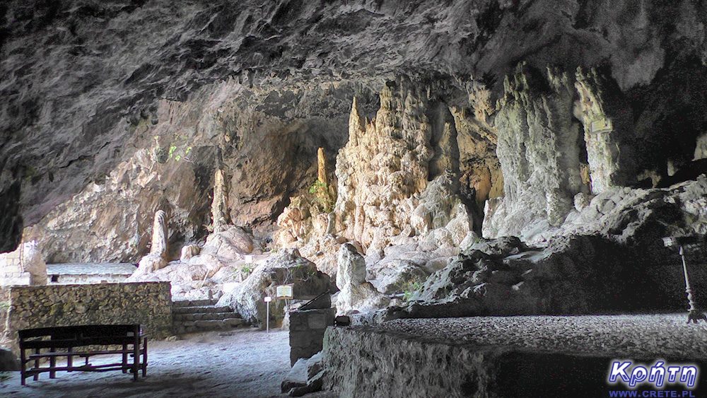 Agia Sofia - the interior of the cave