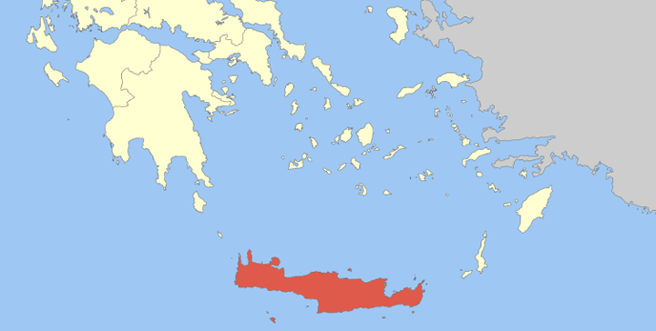 Crete map