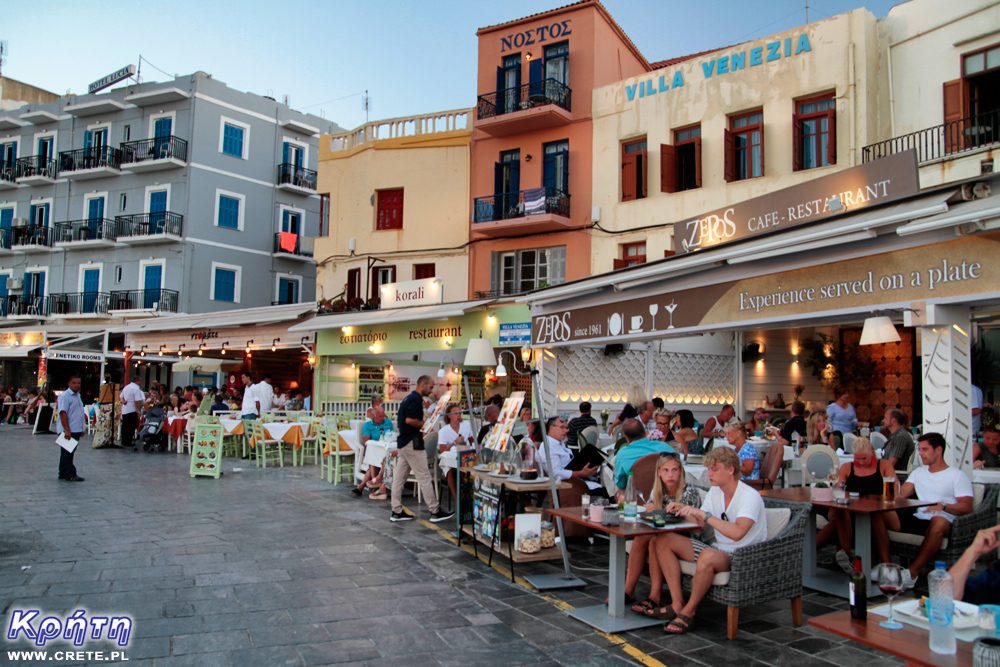 Tourists in Chania