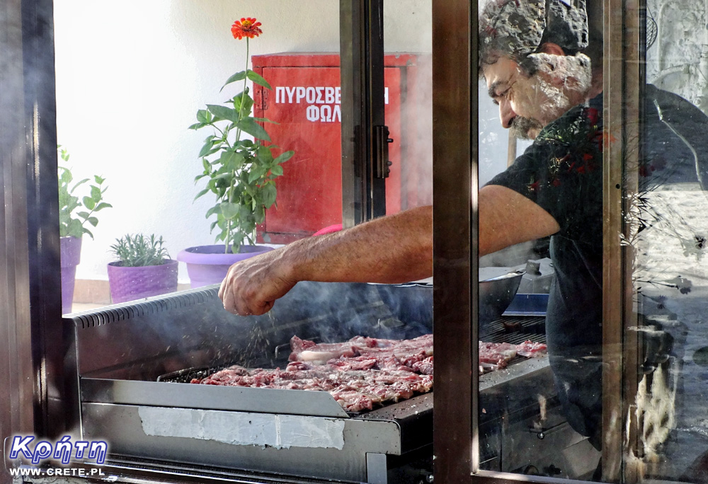 Meat Thursday in Greece