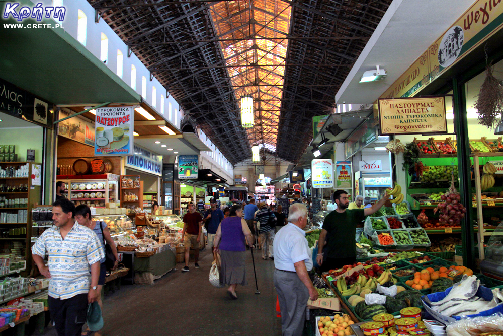 The Market Hall in Chania before renovation