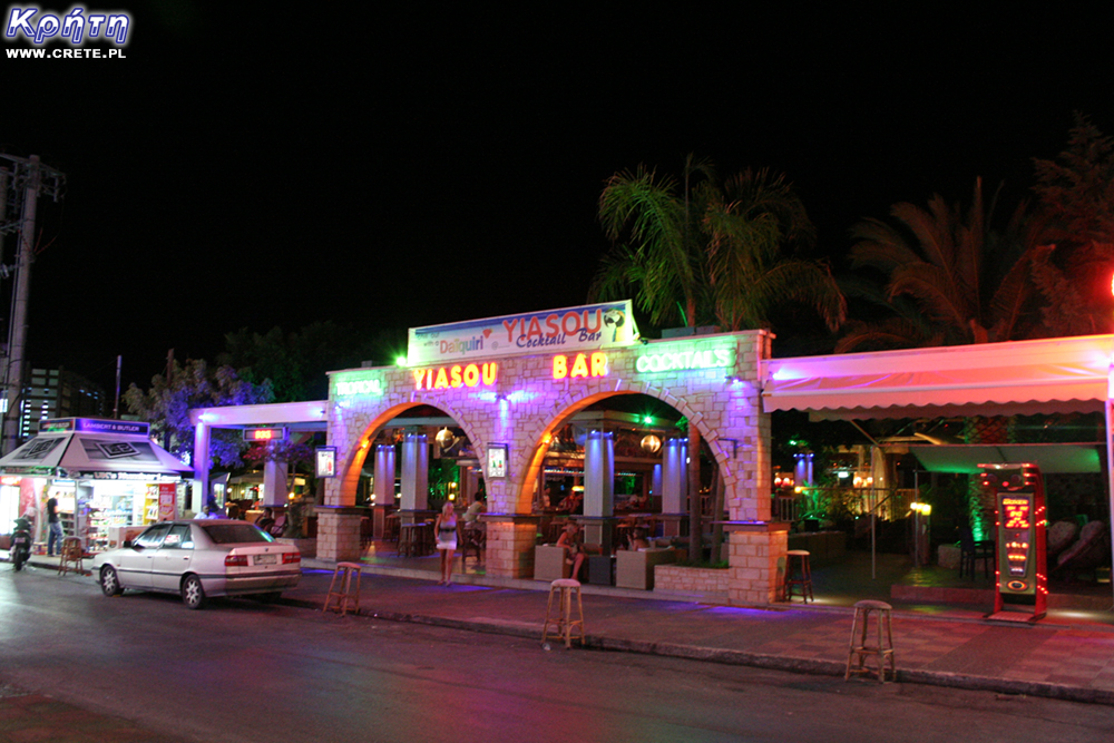 The nightclubs in Malia