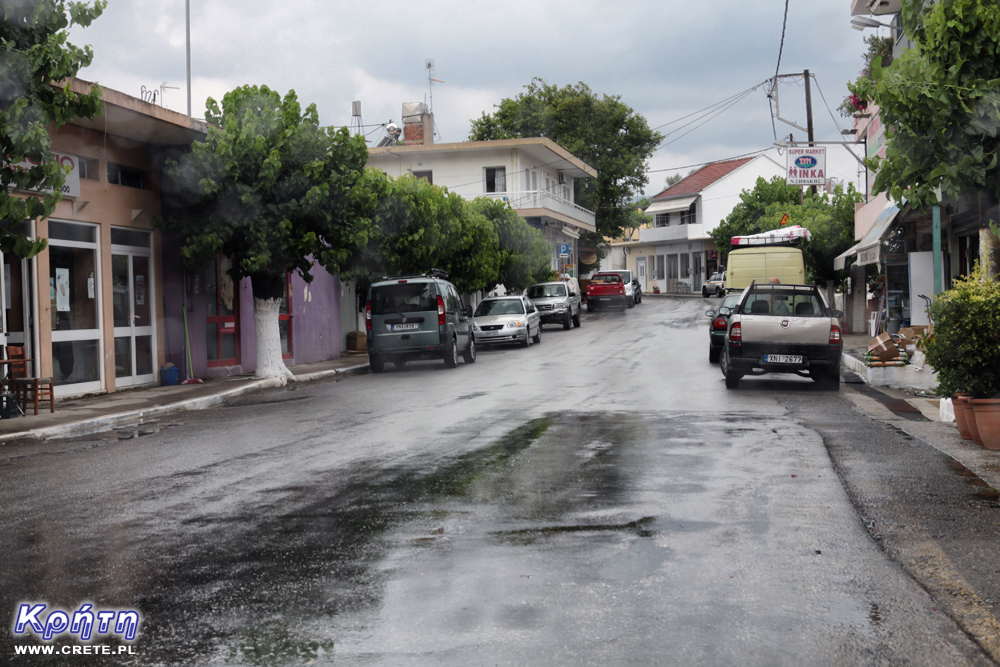 Rain in Crete