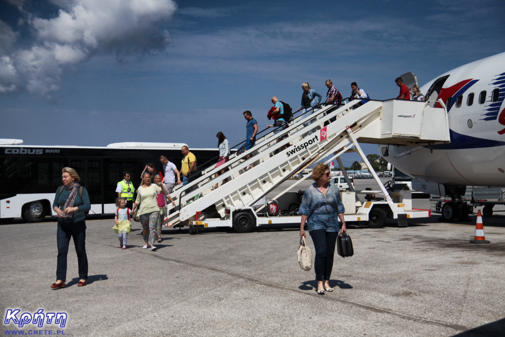 Passengers in Heraklion