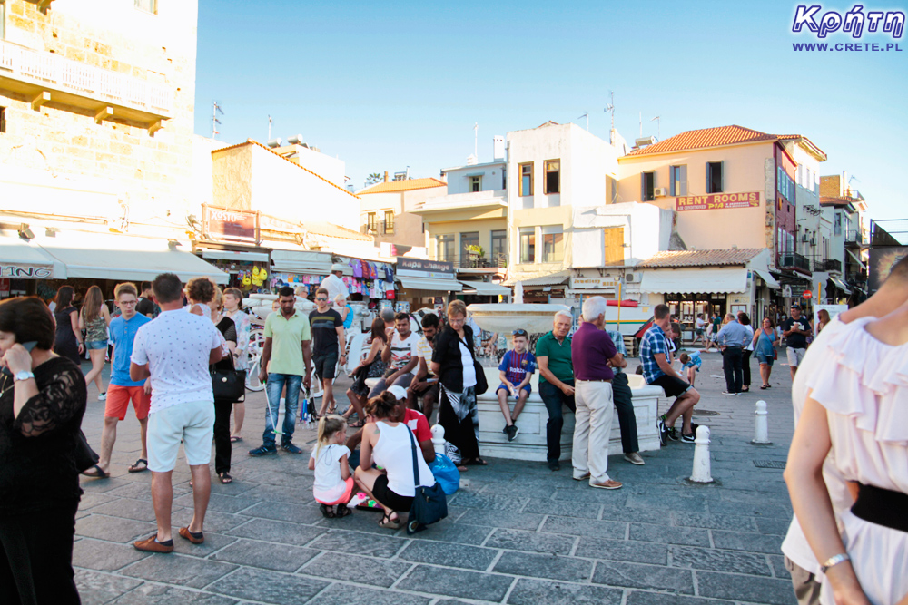 Tourists in Chania