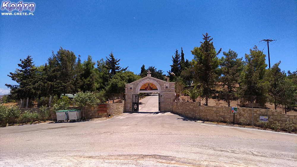 The entrance gate to the area of ​​the monastery complex
