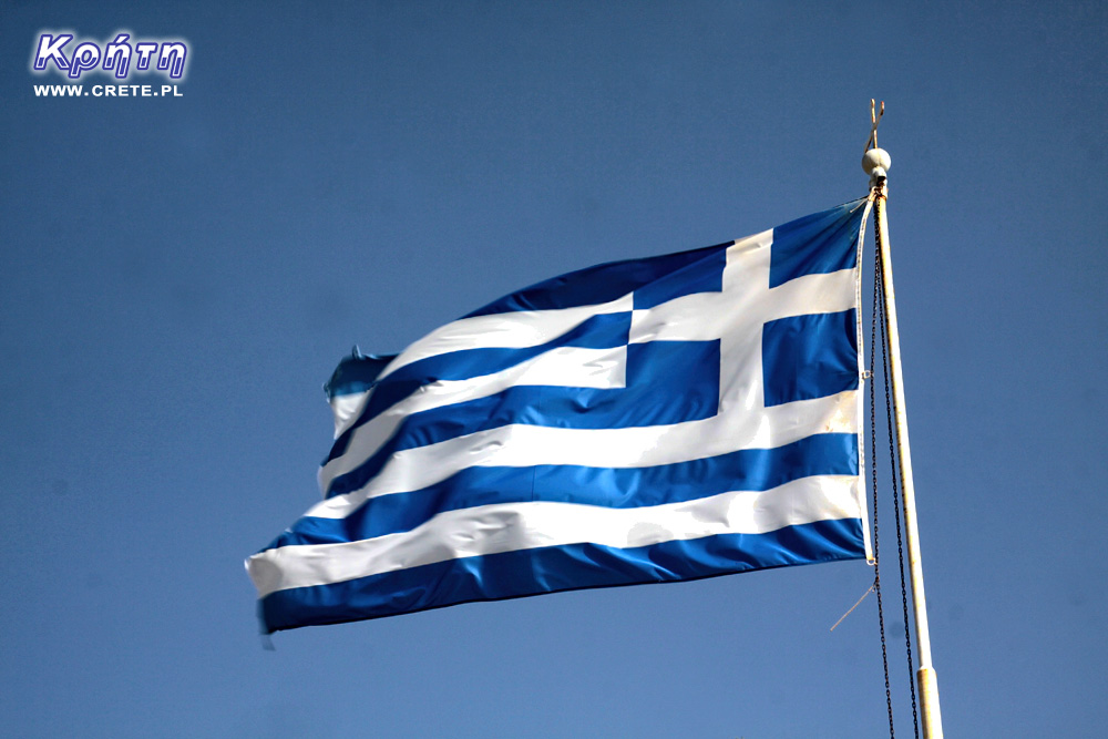 Die Flagge von Griechenland