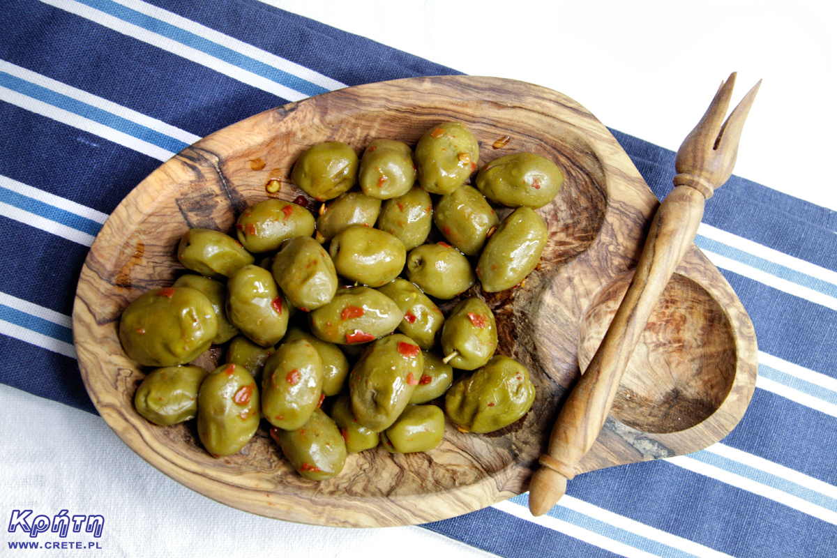 Oliven mit Chili