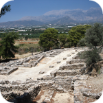 Minojska Agia Triada (Αγία Τριάδα) <br/> and the Byzantine church of Agios Georgios (Άγιος Γεώργιος)