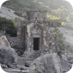 Kościół Agios Pavlos na plaży Selouda