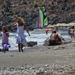 Plaża Damnoni to miejsce chętnie odwiedzane przez Greków