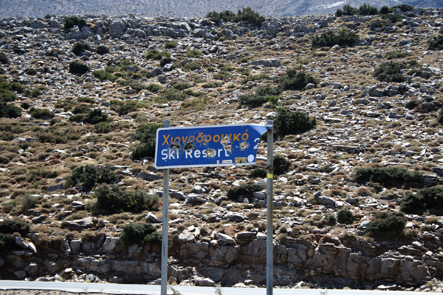 Ski resort - signpost
