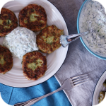 Kolokithokeftedes - Schnitzel von Zucchini und Kartoffeln