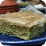 Pumpkin baked in filo pastry - Kolokithopita me kitrini kolokitha