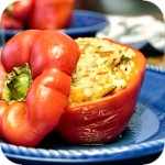 Peppers stuffed with calamari