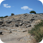 Ruiny starożytnego miasta Gournia