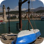 Port Wenecki i latarnia morska w Rethymno