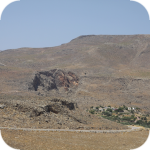 W głębi zdjęcia widoczne wejście do Doliny Umarłych