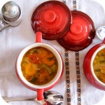 Gemüsesuppe mit Xinochondros