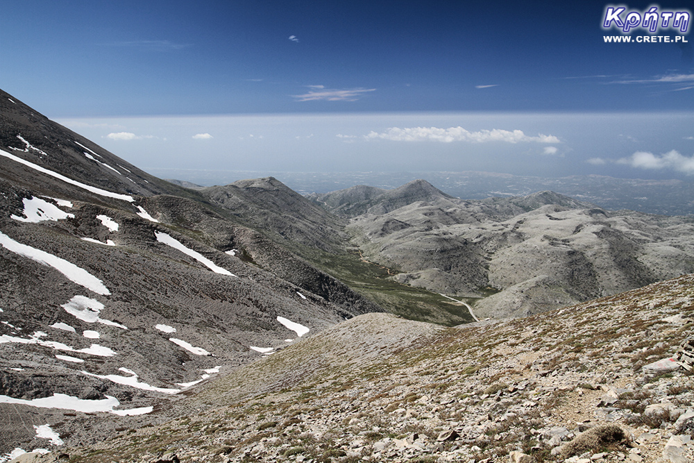 Psiloritis - Landschaft von der Spur