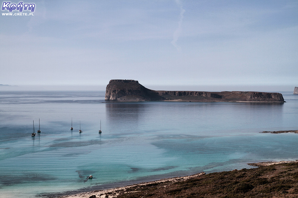 View of Gramvousa Island