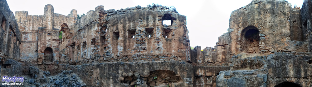 The interior of the fortress