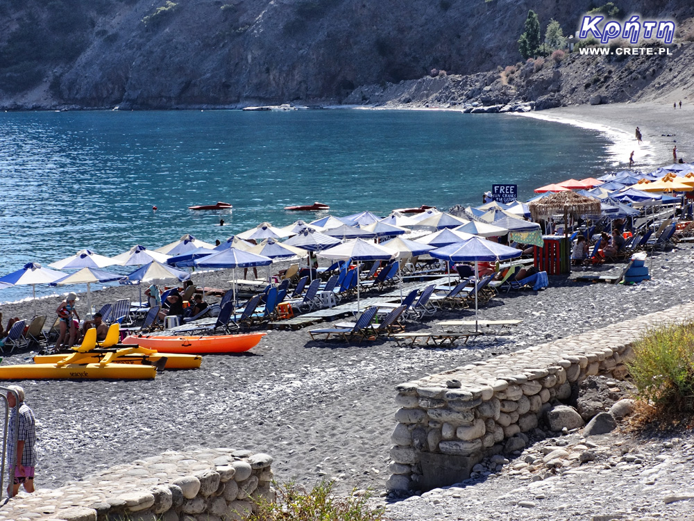 Plaża w Agia Roumeli