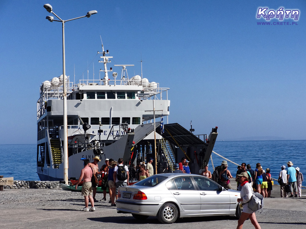 Ferry in Agia Roumeli