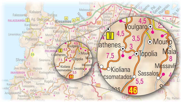 Agia Sofia - mapa
