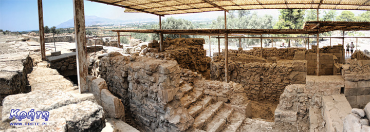 Agia Triada - the interior of the alleged palace