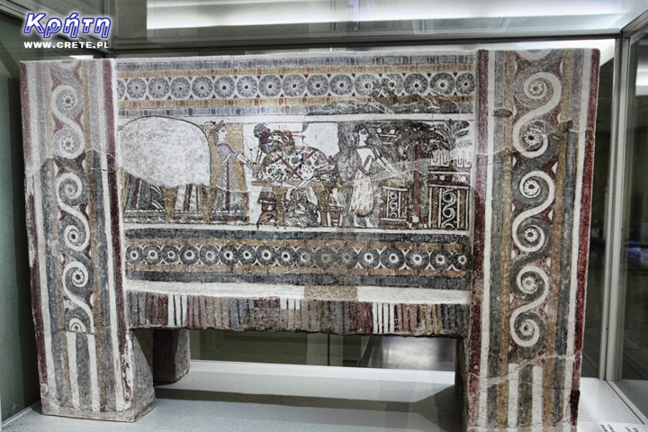 Sarkofag znaleziony w Agia Triada