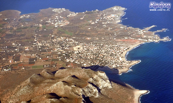 Akrotiri aerial view