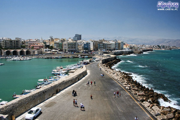 Znakomity widok na Heraklion z twierdzy weneckiej ||Excellent view of the Heraklion from Venetian fortress