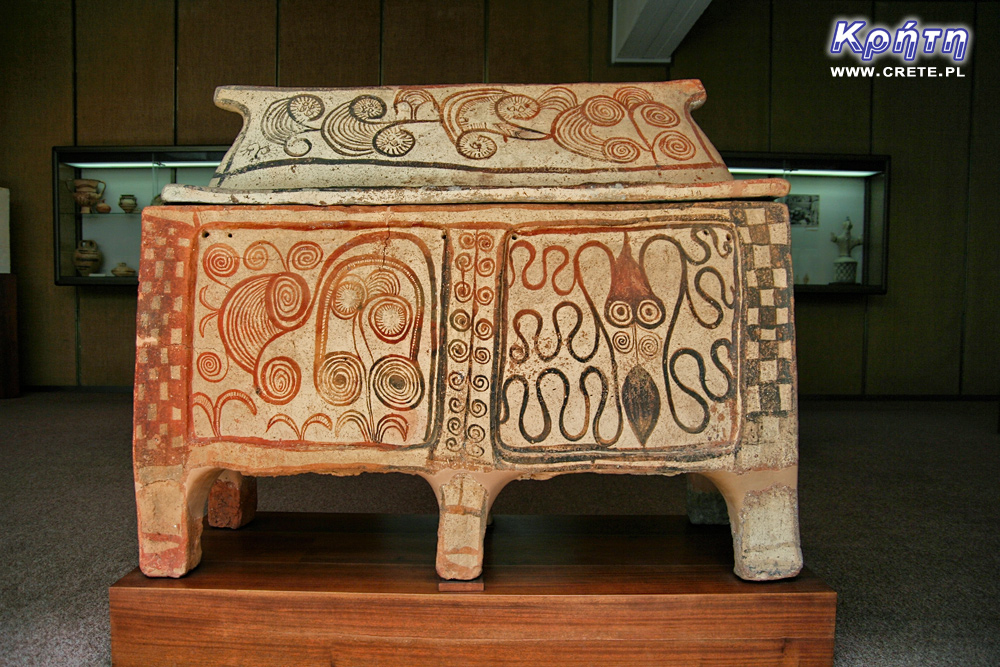 A coffin from one of the tombs in Armeni