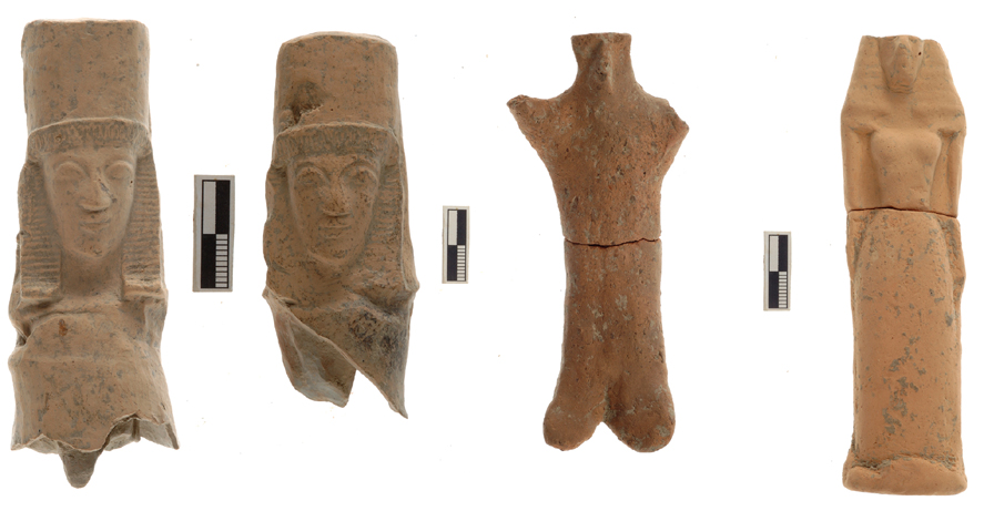 Artefakte aus den Ausgrabungen in Azoria