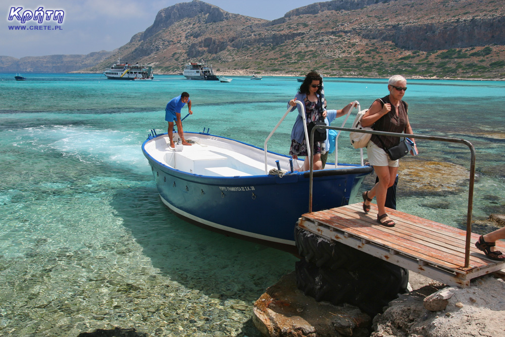 Balos - łódeczki do transferu turystów