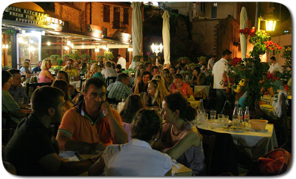 Chania bei Nacht