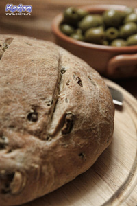 Bread with olives