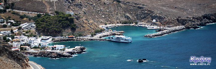Chora Sfakion - view of the harbor