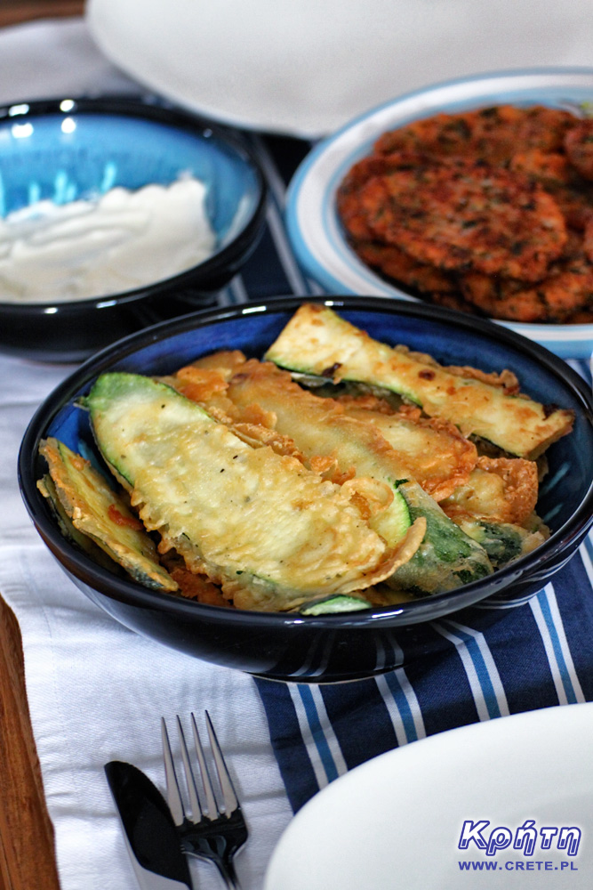 Zucchini in batter