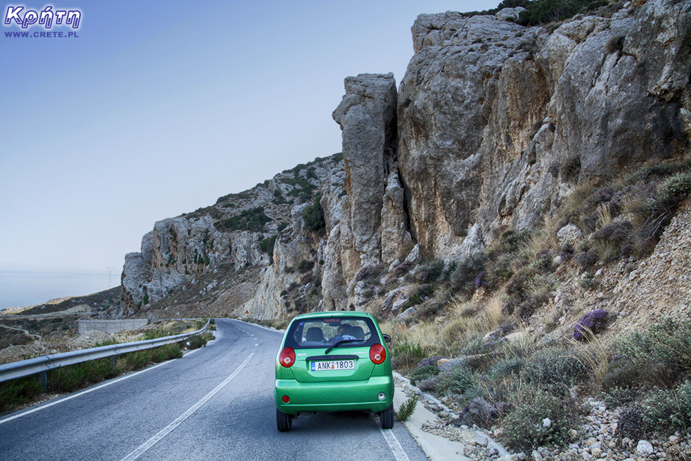 Matiz somewhere in the east of Crete