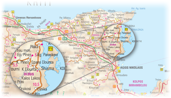 Elounda map