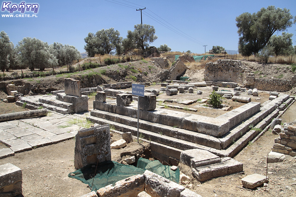 Gortyna - the temple of Apollo