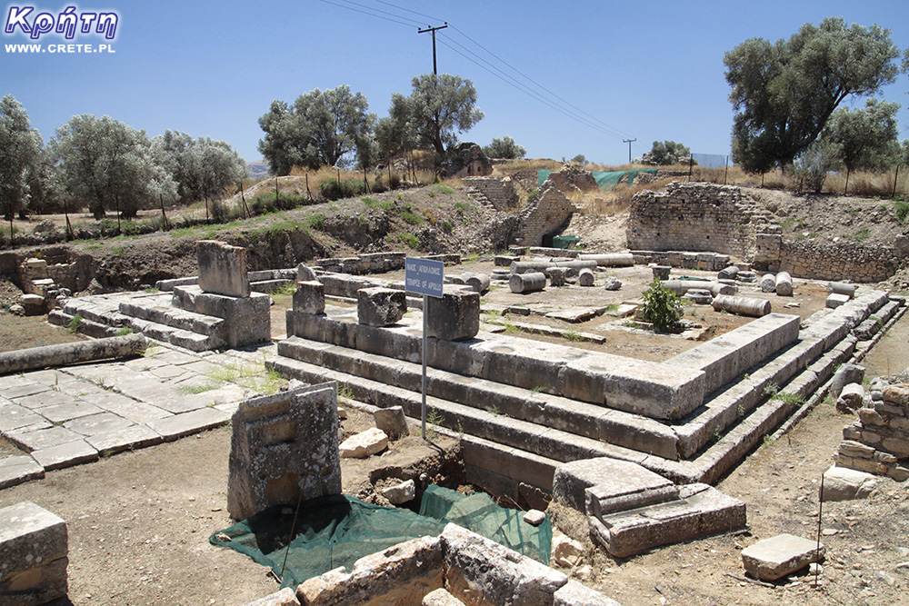 Gortyna - der Tempel des Apollo