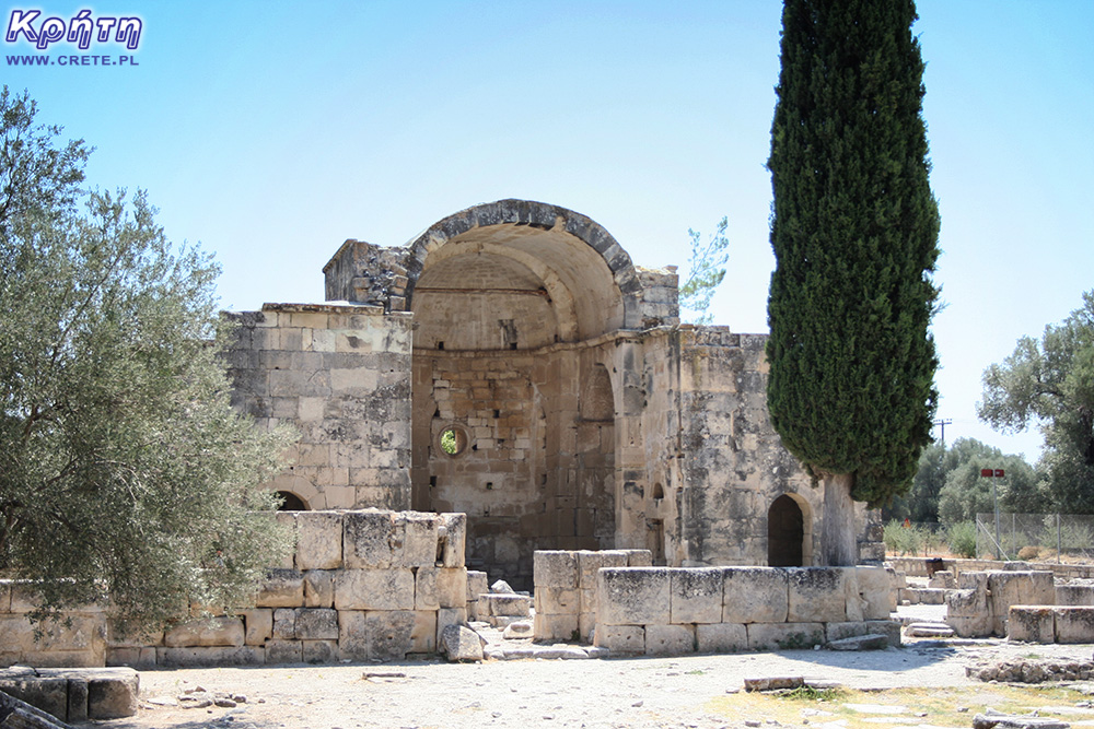 Gortyna - temple of Saint. Titus