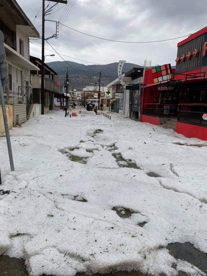 Hail in Crete