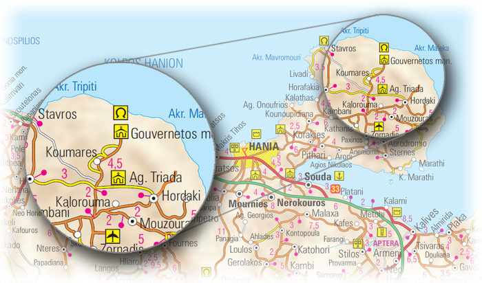 Bear's Cave - access map