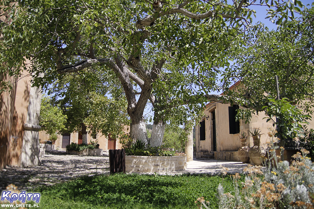 Klasztor Agios Georgios - dziedziniec